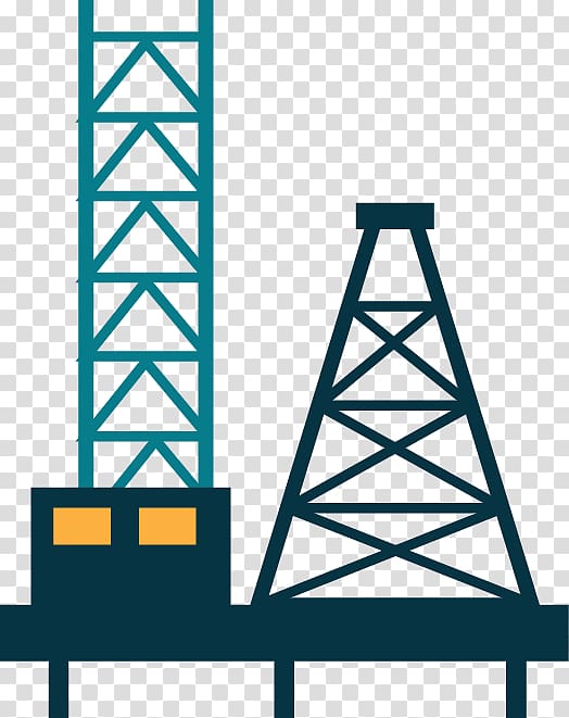 Petroleum industry Drilling rig Natural gas, Simple hand-painted pattern ladder rack transparent background PNG clipart