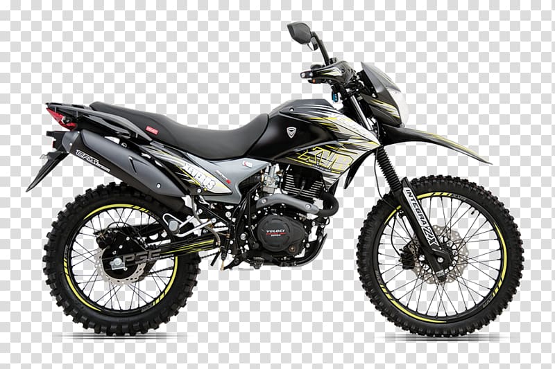 Suzuki Yamaha Motor Company Dual-sport motorcycle Yamaha XT 250, racing moto transparent background PNG clipart