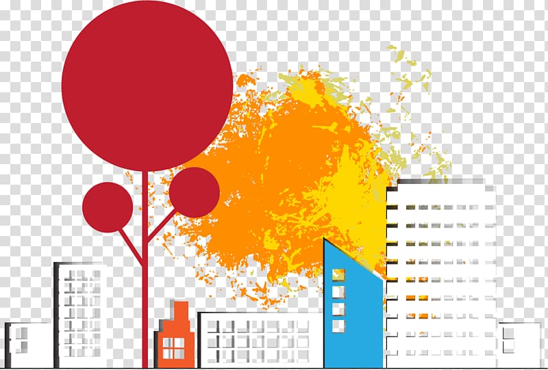 Rush City Graphic design, Cartoon City Tower transparent background PNG clipart