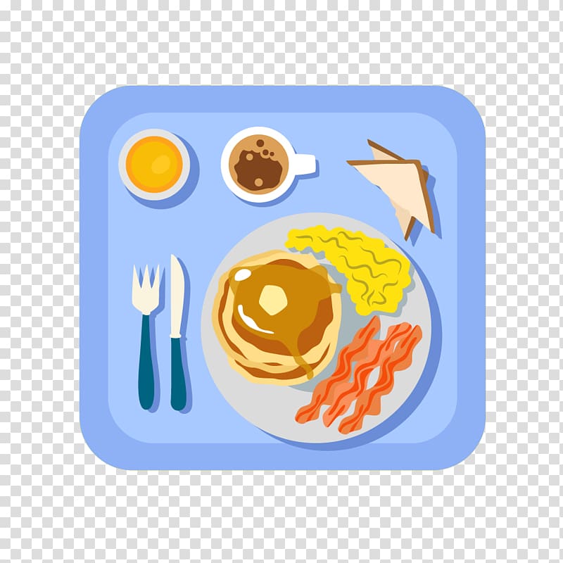 Tea Breakfast cereal Muffin Brunch, Free Western breakfast sets to pull the material transparent background PNG clipart