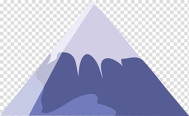 Triangle Purple Sky, Iceberg transparent background PNG clipart