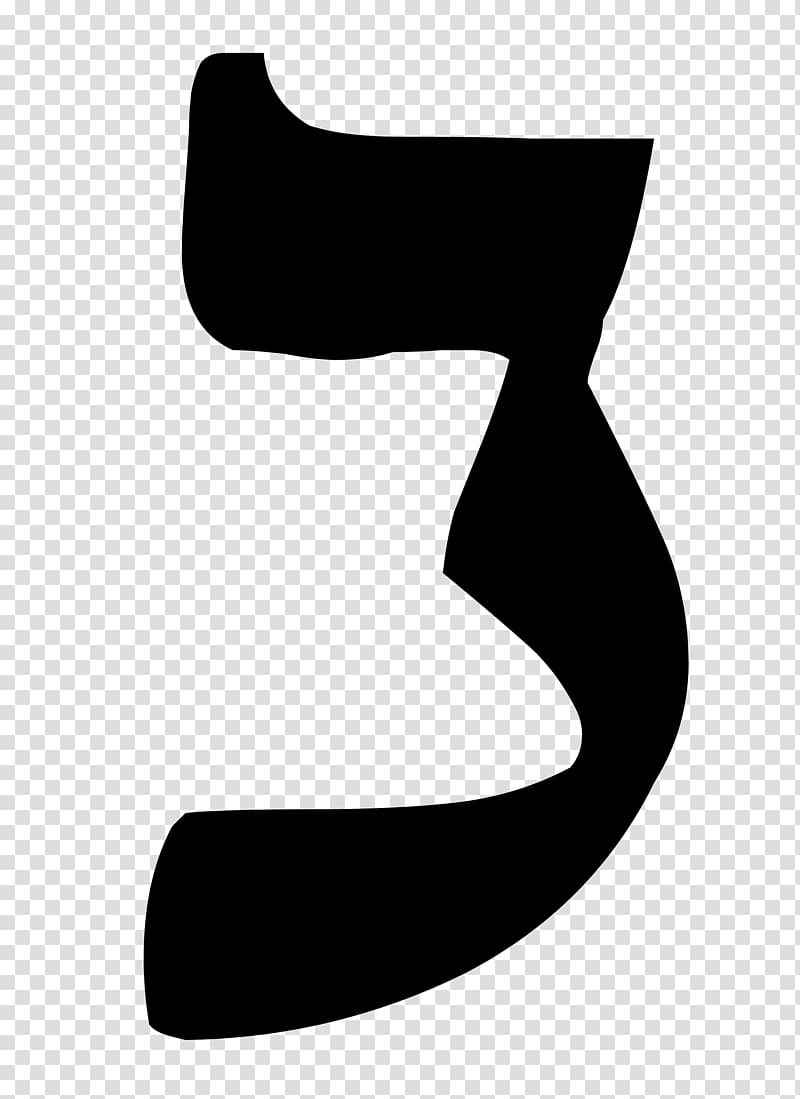 Hebrew alphabet Rashi script Yeshua Letter, Mletter transparent background PNG clipart