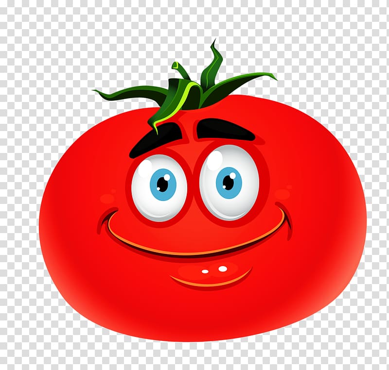 Tomato Smiley Emoticon Parmigiana , tomato transparent background PNG clipart