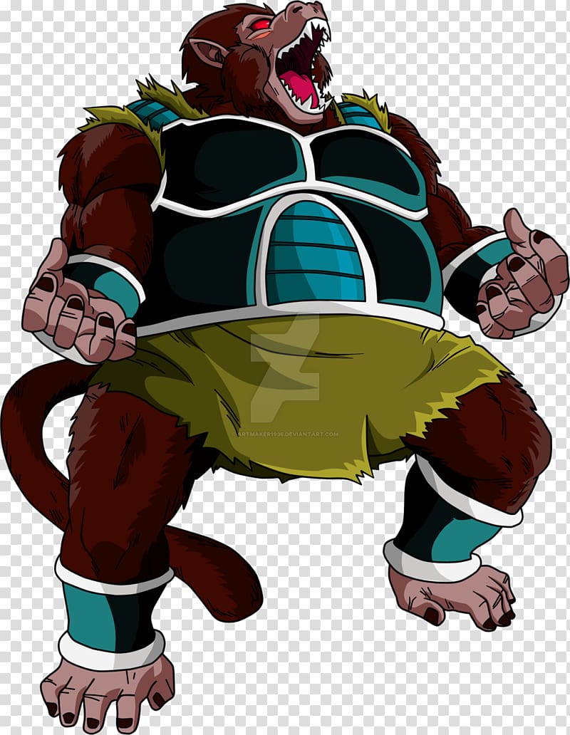 Great apes Raditz Bardock Turles Dragon Ball Xenoverse, Great Ape Personhood transparent background PNG clipart
