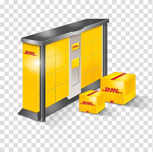 Germany Packstation DHL EXPRESS Parcel Post Office, Icon Dhl Library transparent background PNG clipart