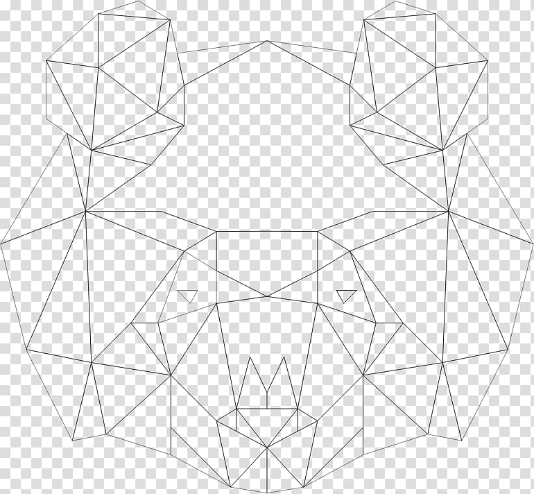 Line art Drawing Low poly , low poly transparent background PNG clipart