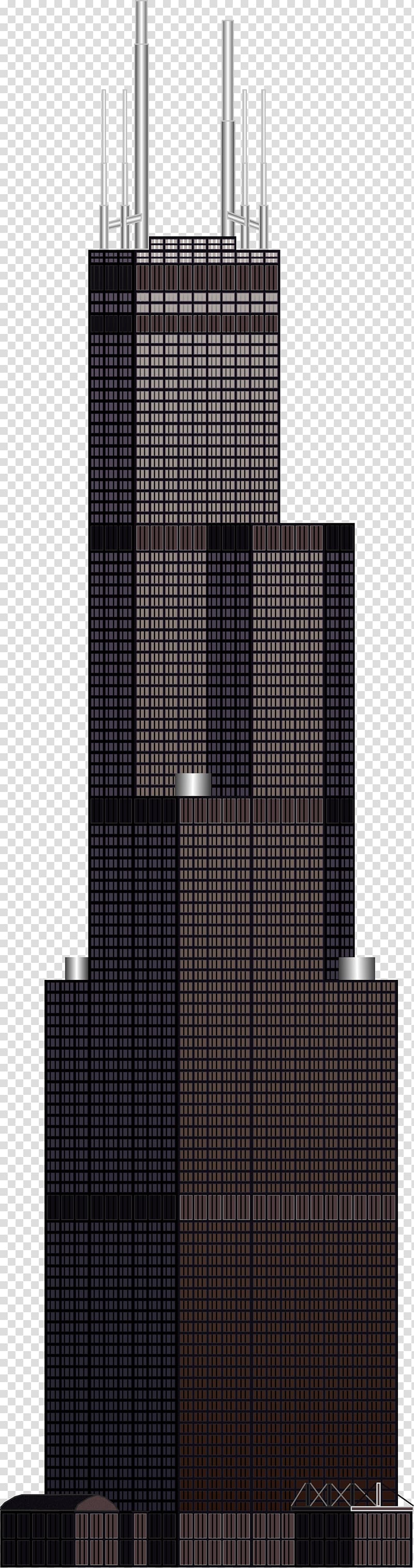 Willis Tower One World Trade Center , skyscraper transparent background PNG clipart