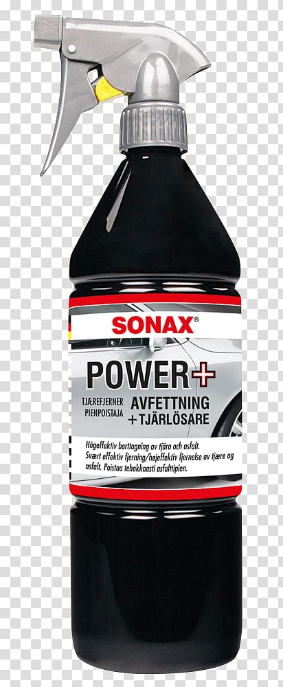 Car Sonax Waxing Solvent degreasing, power wash transparent background PNG clipart