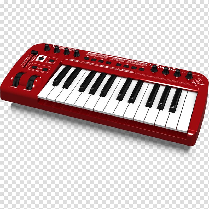 MIDI Controllers MIDI keyboard Musical keyboard M-Audio, musical instruments transparent background PNG clipart