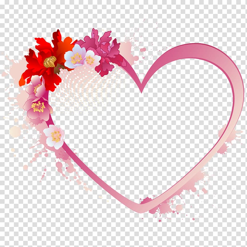 Frames Love Valentine's Day, valentine's day transparent background PNG clipart