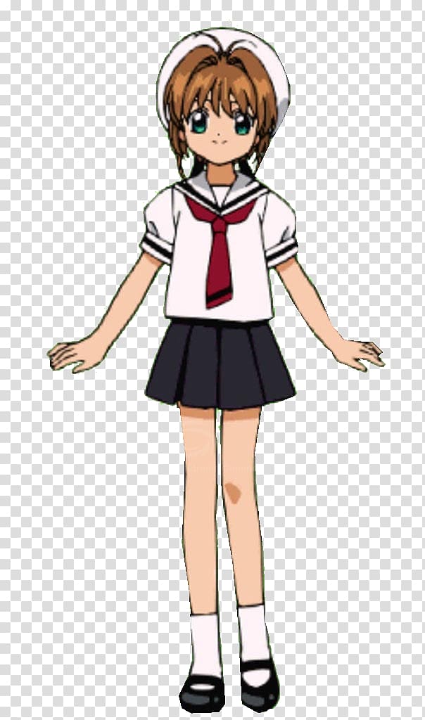 Sakura Kinomoto Syaoran Li Cardcaptor Sakura School uniform, cosplay transparent background PNG clipart