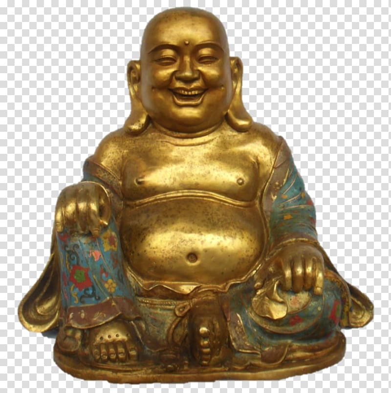 Golden Buddha Budai Buddhism Buddharupa Maitreya, Buddhism transparent background PNG clipart