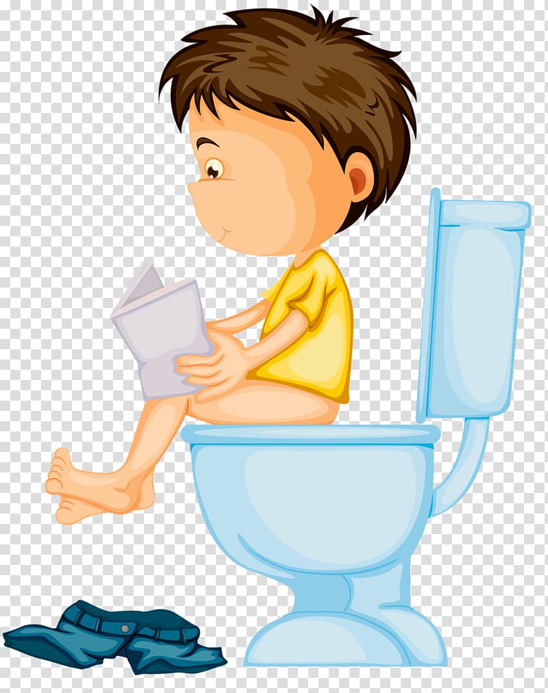 Toilet training Child , sitting transparent background PNG clipart