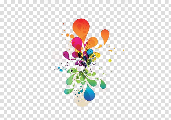 Graphic design , Colorful abstract transparent background PNG clipart