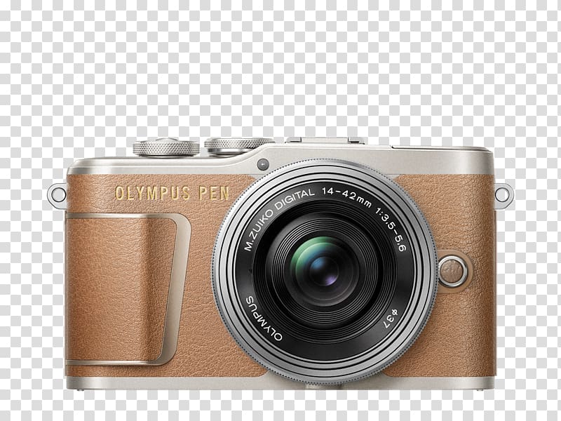 Olympus PEN E-PL9 Mirrorless interchangeable-lens camera Olympus M.Zuiko Wide-Angle Zoom 14-42mm f/3.5-5.6 Point-and-shoot camera, camera transparent background PNG clipart