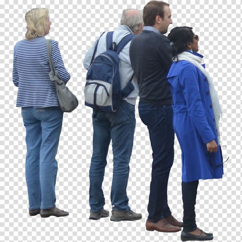 four person standing, Adobe shop Elements Computer Icons, People Free transparent background PNG clipart