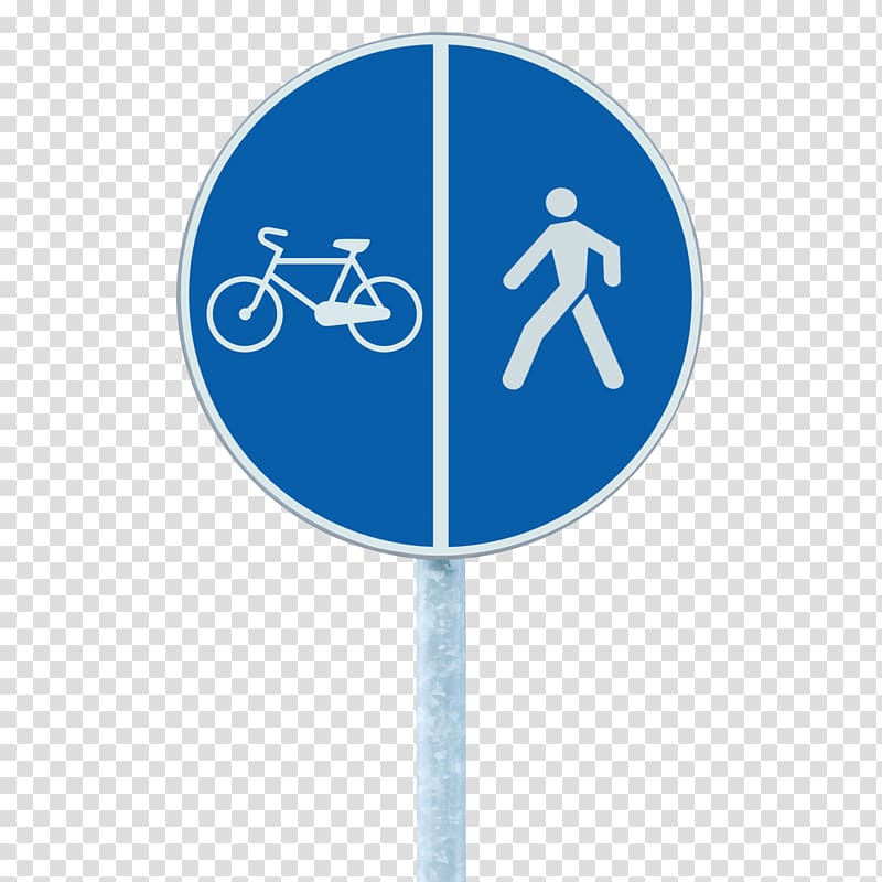 Germany Bicycle Cycling Pedestrian Road, roadside signs transparent background PNG clipart