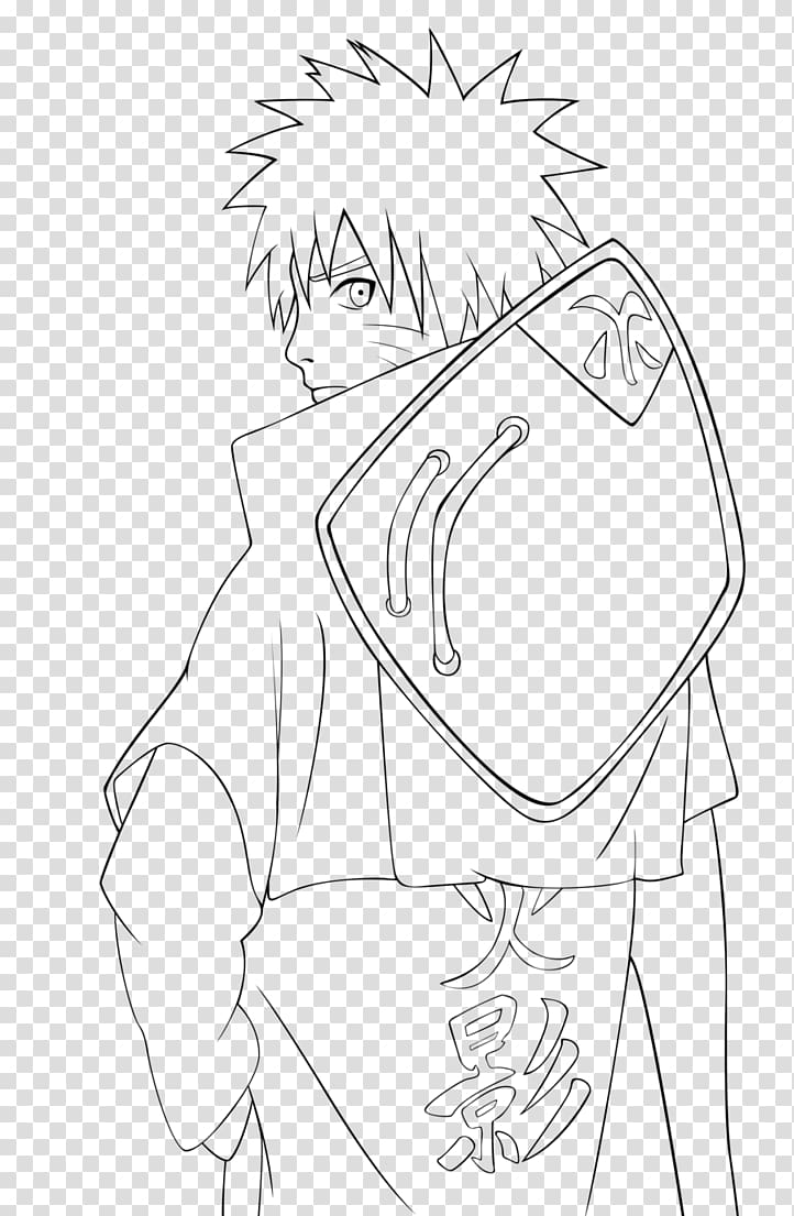 naruto outline drawing