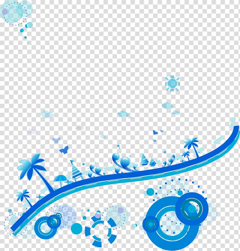 Seascape , Great fresh coconut painted seascape transparent background PNG clipart