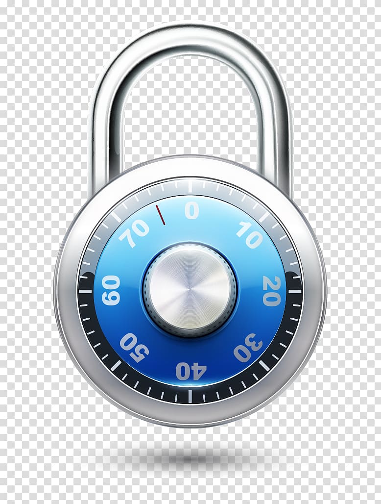 Combination lock Padlock , a man who was robbed and escaped transparent background PNG clipart