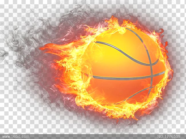 flaming basketball , Basketball Team sport Baseball, basketball transparent background PNG clipart