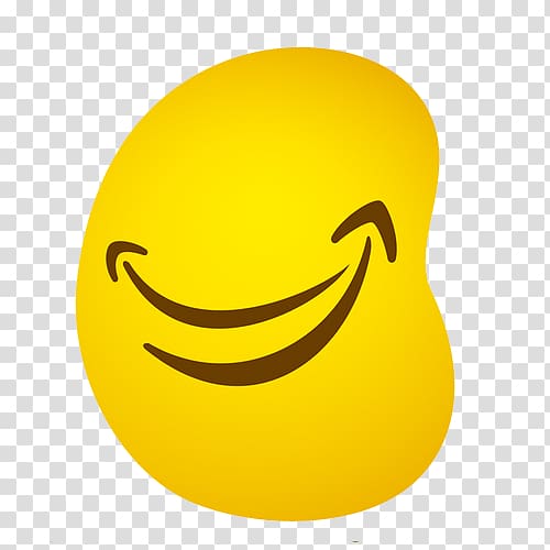 Smiley Gratis Google Icon, Flat beans smiley material Free transparent background PNG clipart