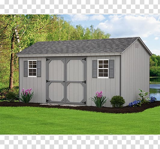 Shed Cottage Backyard Siding Property, garden shed transparent background PNG clipart