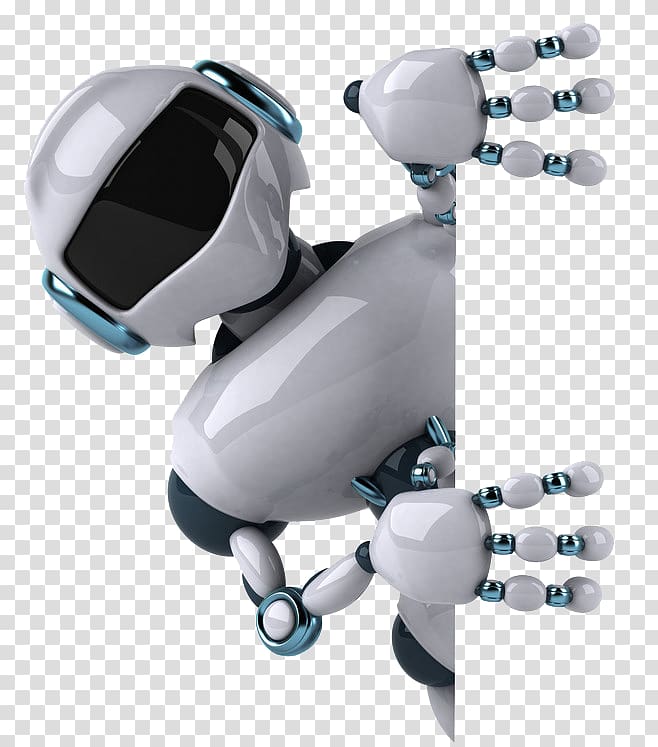 Robotics 3D computer graphics Three-dimensional space, Border Robot, white robot template transparent background PNG clipart
