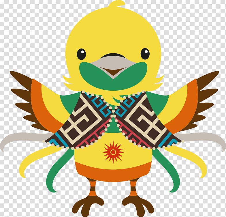 multicolored bird animated illustration, 2018 Asian Games Gelora Bung Karno Stadium Mascot Multi-sport event, others transparent background PNG clipart