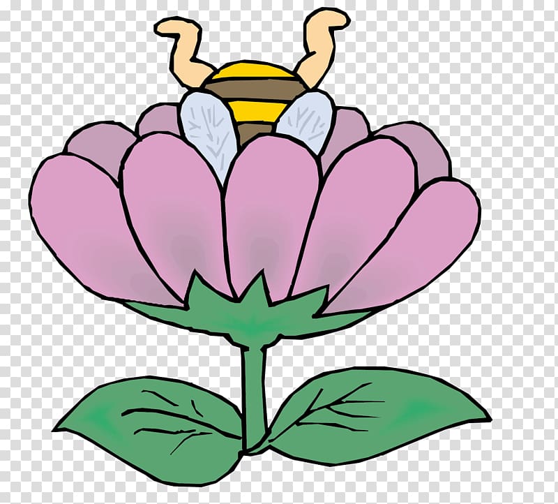 Honey bee Animation Flower, Bees collect nectar flowers material transparent background PNG clipart