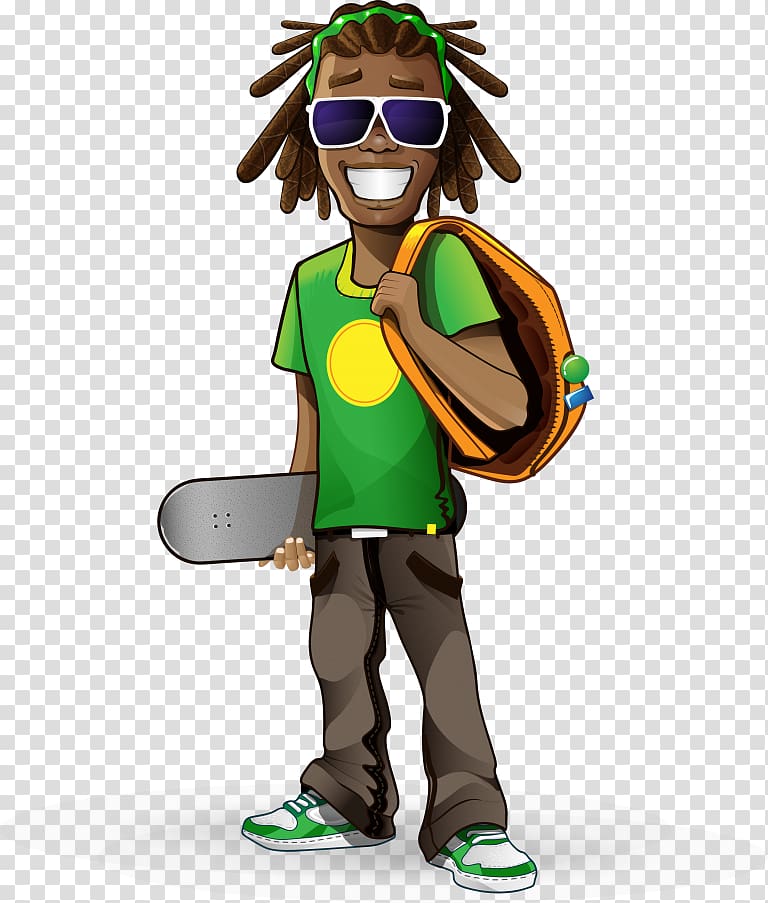 Rastafari Cartoon Rastaman graphics Drawing, Rastaman transparent background PNG clipart