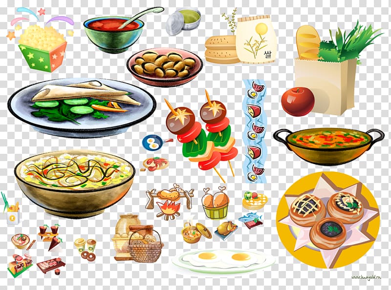 Food Drawing Eating , foods transparent background PNG clipart