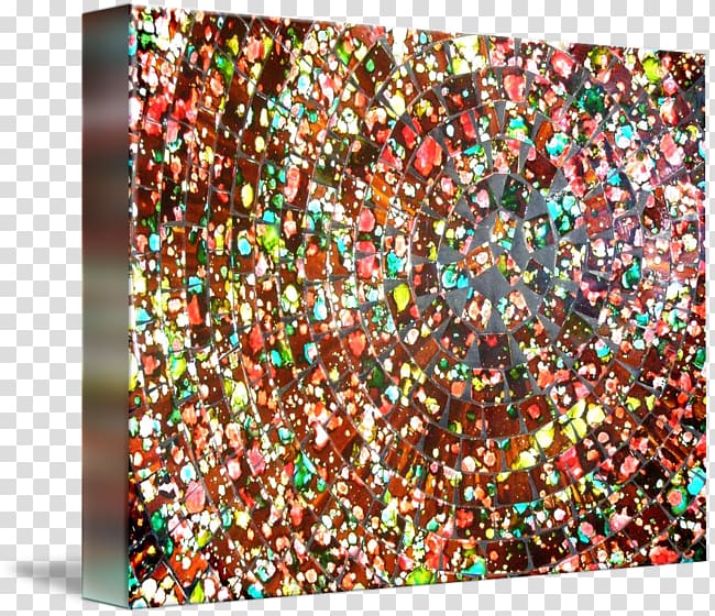 Sprinkles Glass tile Art, glass transparent background PNG clipart