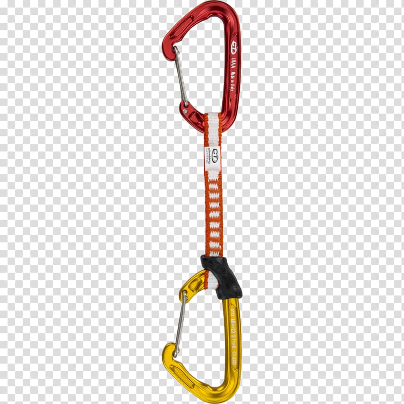 Quickdraw Rock-climbing equipment Carabiner Dyneema, technology transparent background PNG clipart