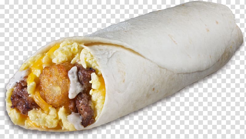 Breakfast burrito Hot dog Wrap, scrambled eggs transparent background PNG clipart