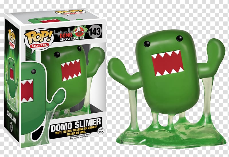 Slimer Stay Puft Marshmallow Man Domo Funko Pop! Vinyl Figure, toy transparent background PNG clipart