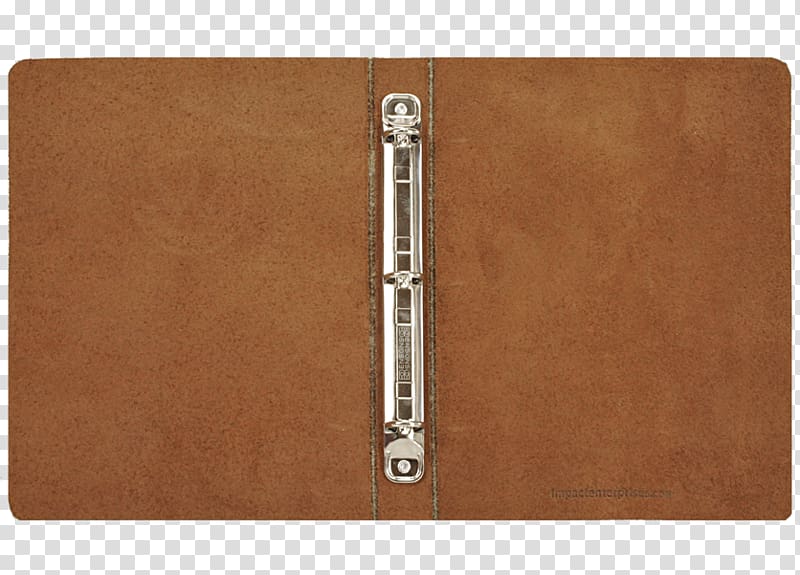 Material Brown Rectangle Brand, genuine leather transparent background PNG clipart