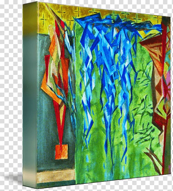 Acrylic paint Majorelle Blue Majorelle Garden Painting Modern art, painting transparent background PNG clipart