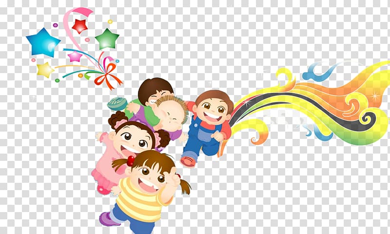 Childrens Day Data Computer file, Children Team transparent background PNG clipart