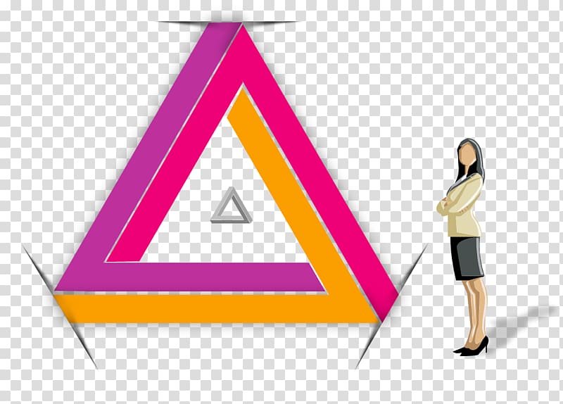 Triangle Chart Cartilage , Business triangles title bar transparent background PNG clipart