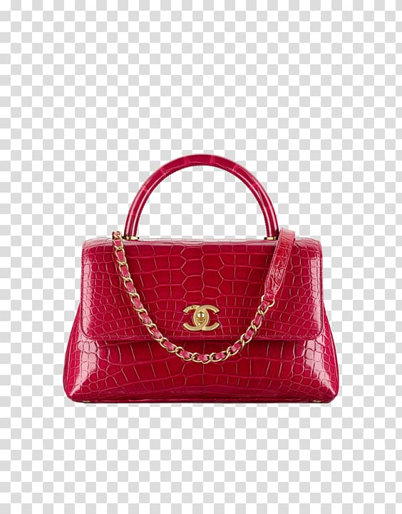 Tote bag Chanel Coco Bag collection Handbag, red spotted clothing transparent background PNG clipart