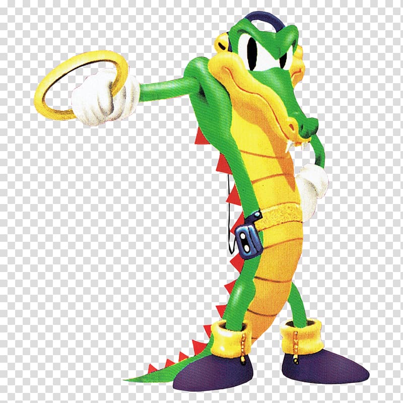 Knuckles' Chaotix the Crocodile Espio the Chameleon Charmy Bee, crocodile transparent background PNG clipart