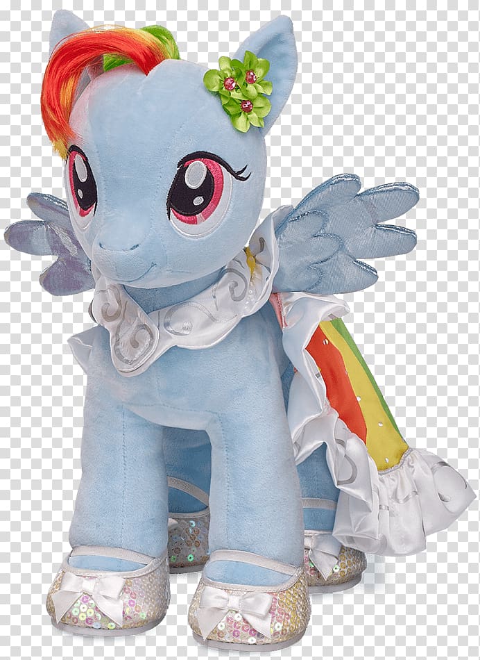 My Little Pony Rainbow Dash Pinkie Pie Stuffed Animals & Cuddly Toys, build a bear workshop transparent background PNG clipart