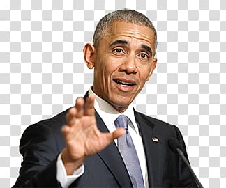 Barack Obama transparent background PNG clipart