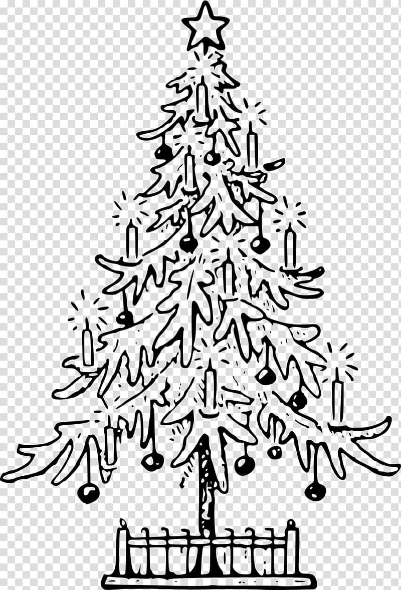 Drawing Christmas tree Folk art , christmas transparent background PNG clipart