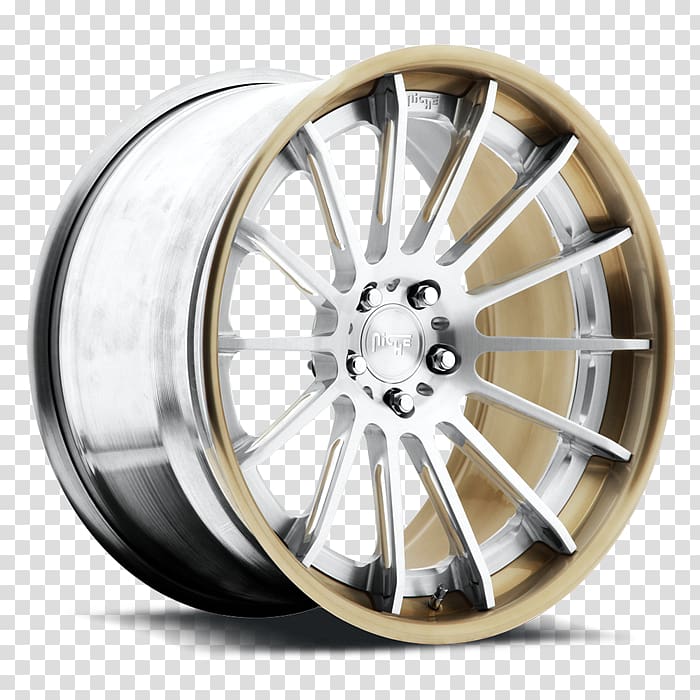 Car Alloy wheel Rim Tire, brushed gold transparent background PNG clipart