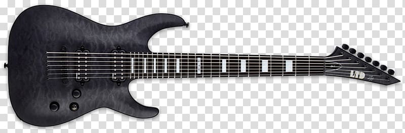 ESP Guitars Eight-string guitar Electric guitar Baritone guitar Seven-string guitar, electric guitar transparent background PNG clipart