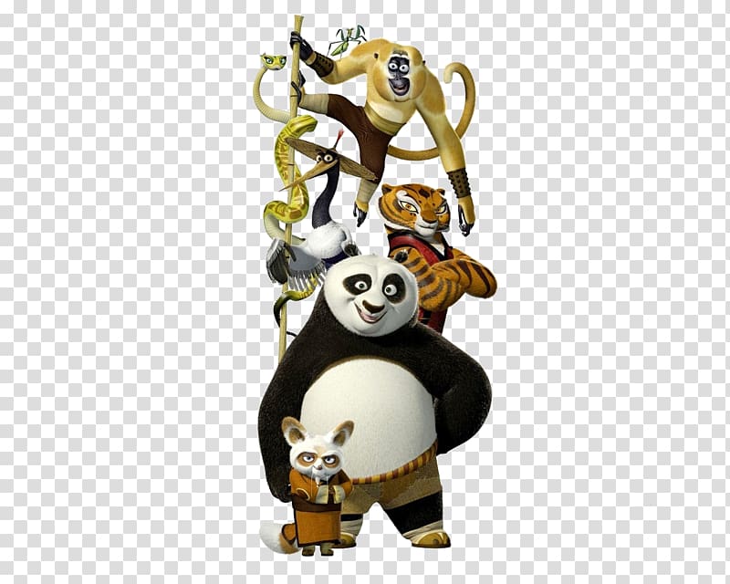 Po Giant panda Master Shifu Tigress Kung Fu Panda, Kung-fu panda transparent background PNG clipart
