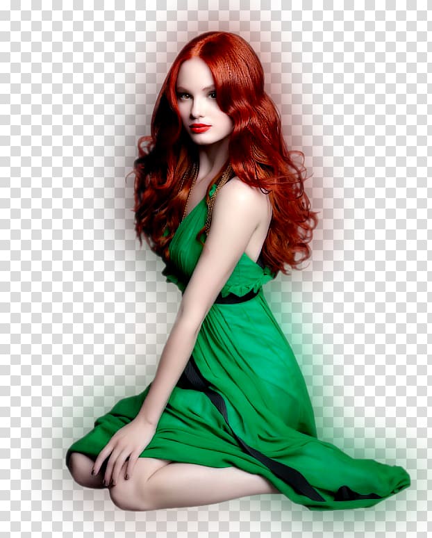 Red hair Dress Clothing, dress transparent background PNG clipart