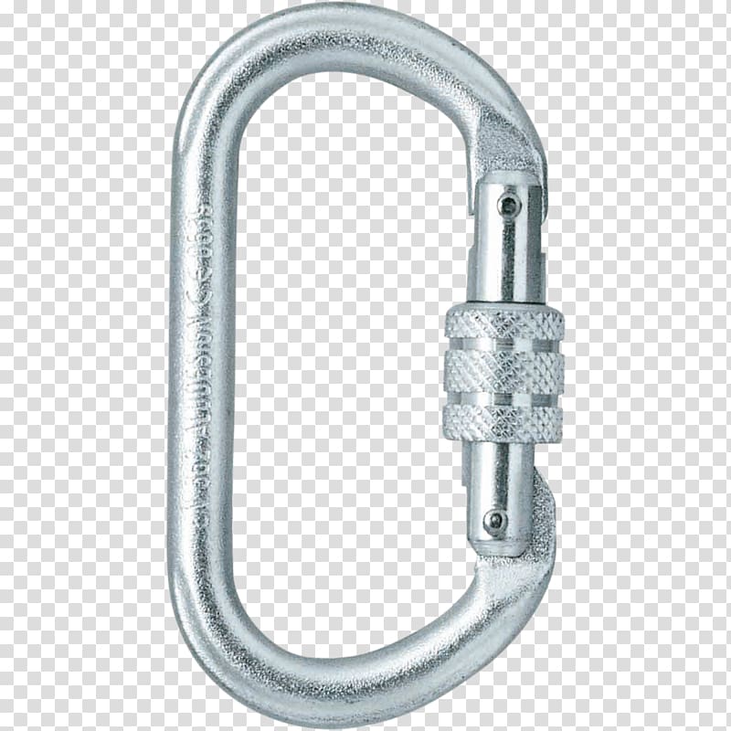 Carabiner SKYLOTEC Climbing Steel Aluminium, carabiner transparent background PNG clipart